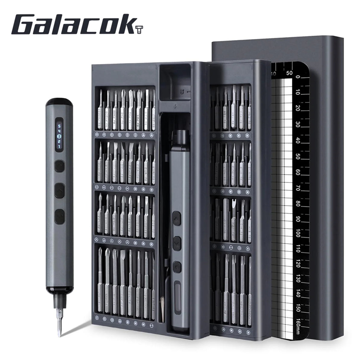 68 in 1 Pro Color 68-in-1 Electric Precision Screwdriver Set with 64 Bits