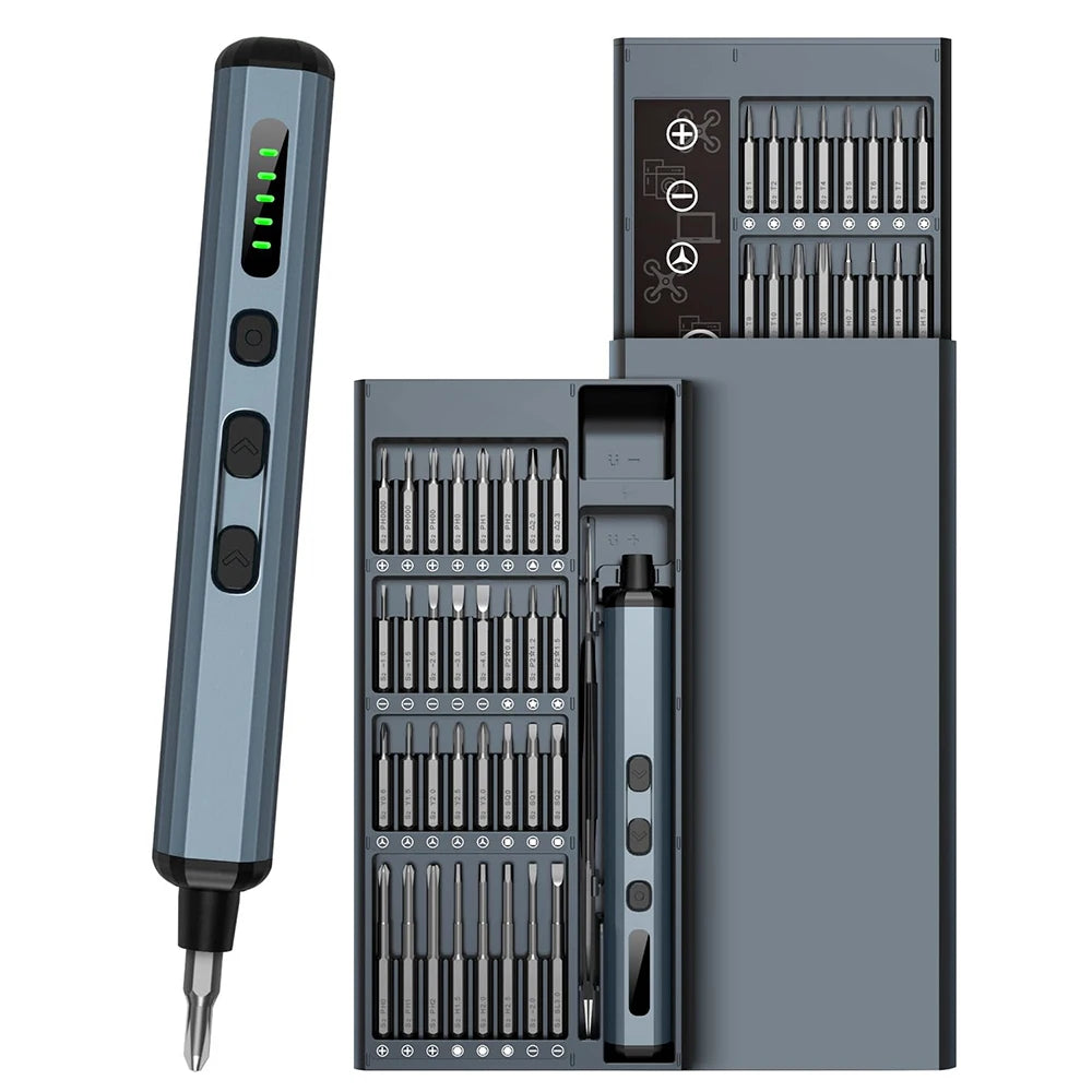 68-in-1 Electric Precision Screwdriver Set with 64 Bits